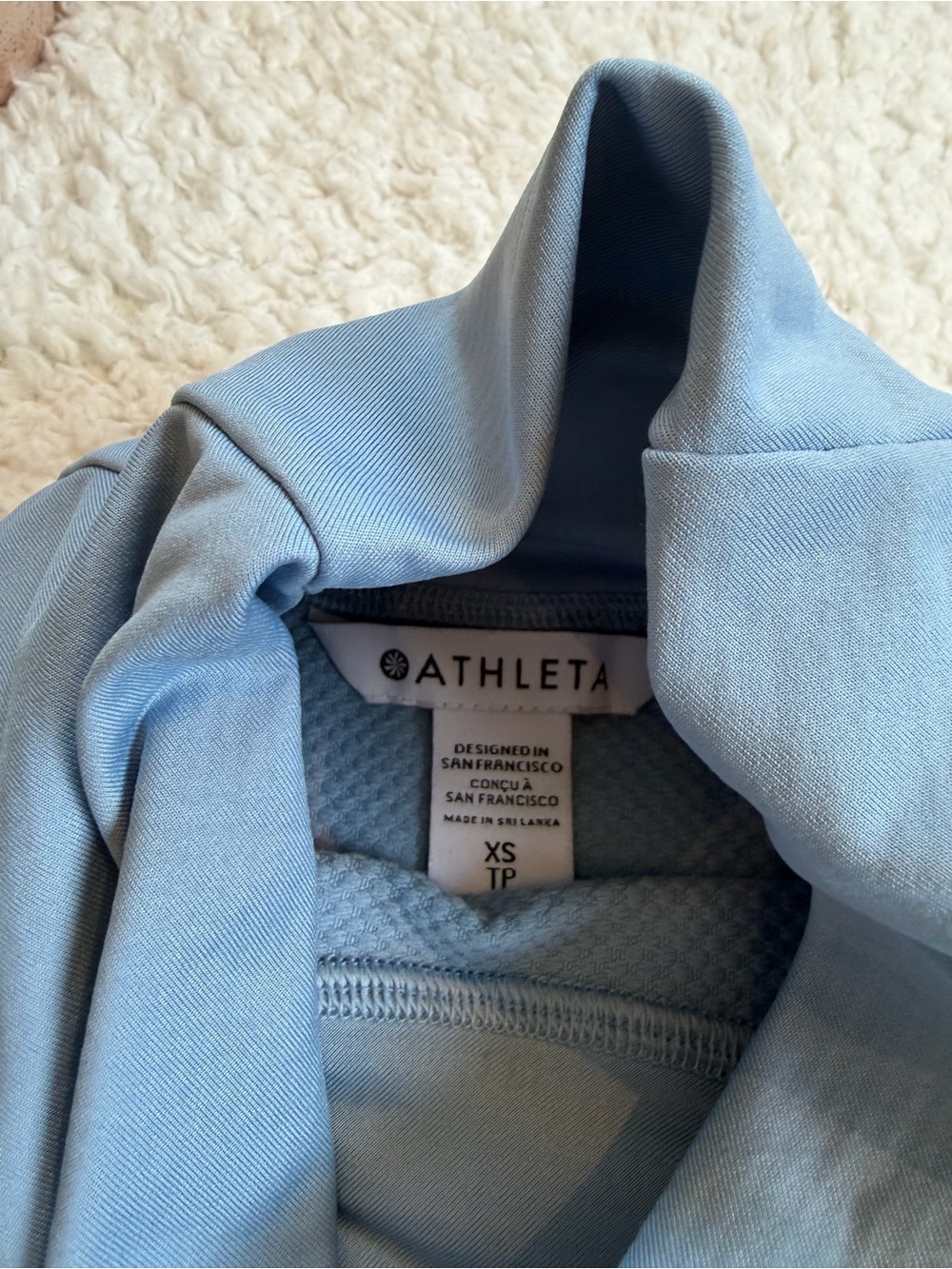 Blue Athleta pullover - Picture 4 of 5